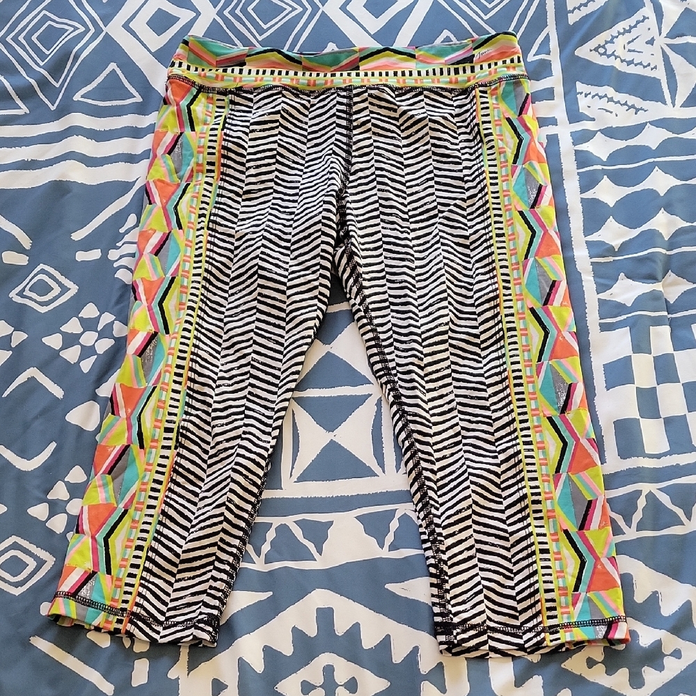 Multicolor Geometric Women's Leggings